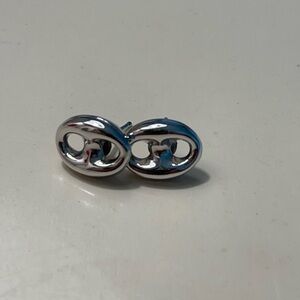 Sterling mariner link earrings Italy